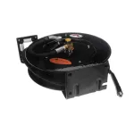 T&S Brass 5HR-232 Hose and Reel Assembly, 3/8" x 35FT, Powder Coated, Open