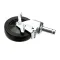 Intermetro 5MB-NB CASTER WITH BRAKE NO BUMPERS 5IN