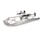 T&S Brass 5PR-2S00 Pre-Rinse, Single Hole Base, 18" Flexable Inlets, 6" Wall Bracket