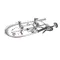 T&S Brass 5PR-8W10-H PRE-RINSE 8 WALL MOUNT BASE 10