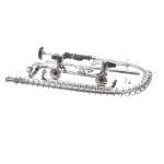 T&S Brass 5PR-8W12 Pre-Rinse Assembly, Wall MT, 8" CTR, 12" Nozzle