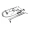 T&S Brass 5PR-8W18 PRE-RINSE, WALL MOUNT BASE, 8 CENTERS, 6 WALL BR