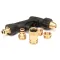 T&S Brass 5WG-1000-01 Water Gun with Quick Disconnect, 1/2" and 3/8' Adapters
