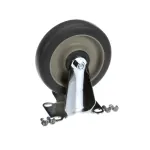 Cambro 60006 5" Rigid Plate Caster for Ultra Pan Carriers®, Service Carts, Beverage Service Carts, Ice Caddies, Camdollies®, and Utility Trucks