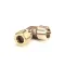 Magikitchn 60086401 Elbow/Fitting, 3/8" Compression x 3/8" NPT, Brass