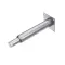 Pitco 60132401 Leg with Flange, 9", Adjustable, Powered Coated