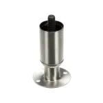Magikitchn 60140401 Leg with Flanged Foot, Adjustable, 4", Stainless Steel