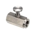 Pitco 60169002 Needle Valve, Flow Restrictor, 3/8" Female NPT, Stainless Steel