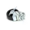 Fagor Commercial 603313M0002 Caster w/ Brake, 4', D4