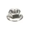 Blodgett 60563 Hex Nut with Flange, Serrated, M5 A2