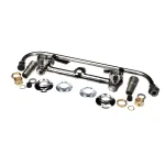 Fisher 60690 Faucet, 8" Back Mount, 14" Swing Nozzle, Lever Handles