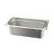 Carlisle 607134 Durapan Steam Table Pan, 1/3-Size, 4 Qt., 4" Deep, Reinforced Corners, Stackable, Anti-Jam, Dishwasher Safe, 24 Gauge 18/8 Stainless Steel, Nsf                                                               