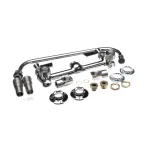 Fisher 60771 Faucet, 8" Back Mount, 12" Swing Nozzle, Lever Handles