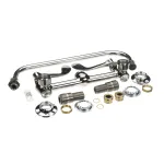 Fisher 60844 Faucet, 8" Backsplash, Wrist Handles, 12" Swing Spout