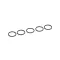 Stoelting 624595-5 O-Ring Kit, 5/8" x 3/4" x 1/16", Pack of 5