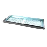 Perlick 62542-1 GRILLE, SQ.CVR, TALL, BLACK VI