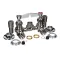 Fisher 62839 Mounted Faucet Base, 4" Backsplash Lever Handles, Swivel Stem Levers