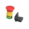 Jac Machines 6310007 Emergency Stop button, Red