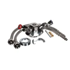 Fisher 63134 Faucet Base, Control Valve, Lever Handles, Rigid Outlet, Check Stems, Stainless Steel