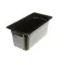 Saniserv 65102 PAN 1/3SIZE X 6 DEEP BLK