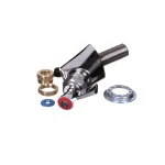 Fisher 66591 Single Control Valve, Deck Mount, Lever Handle, Rigid Outlet, Swivel Stem