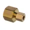 Lancer 66CF BRASS CONNECTOR 1/4 COMP X 1/2