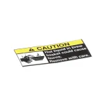 Grindmaster Cecilware 71949 Decal, Caution Hot Liquid, A71949