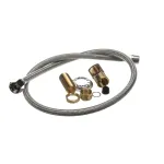 Fisher 73271 CLOSE NIPPLE ELBOW 1/2 BRS
