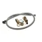 Fisher 73271 CLOSE NIPPLE ELBOW 1/2 BRS