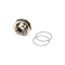 Fisher 73498 Adapter Stem, 3/4", Left Hand, 303 Stainless Steel Polished