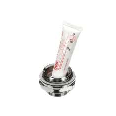 Fisher 73569 Adapter Stem 3/4", Left Hand, No Lead, Brass, Chrome Plated