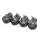 Star 7C-3M338STSB CASTER SET (4) 2 W/BRK