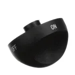 Therma-Tek 80000 Knob, Black Plastic, On/Off, Commercial