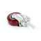 Cleveland 80020 Caster, 4", Swivel, No Brake, Stem, Red