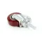 Cleveland 80020 Caster, 4", Swivel, No Brake, Stem, Red