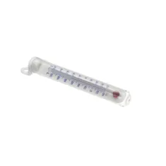 True 800321 Thermometer, HB-120, Vertical with Logo & Screw Hole