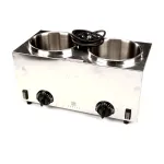 Server 80370 Twin Food Server, Base Only, FS-4, 230V