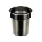 Server 81031 VEGETABLE INSET, 4 QT, 7-3/8" dia. x 8-1/8"H, round, industry standard, stainless steel                      