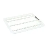 True 810984 Grill/Louvered Panel, White, Polystyrene, 11 3/32" X 9 3/4", THF