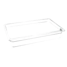 True 811282 Food Pan, Clear, Full Size, 12 3/4" x 20 7/8" x 4"