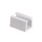 True 812083 CLIP, PLASTIC WHITE 1679 3/4 X 1/2 X 1/2 TCGR LIG