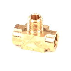 Frymaster 8130495 Tee, Brass, 1/4" Male NPT x 1/4" Female NPT