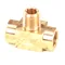 Frymaster 8130495 Tee, Brass, 1/4" Male NPT x 1/4" Female NPT