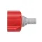 Lancer 82-0291 Bib Connector, 3/8", Red