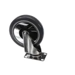 Blickman 8200612501 CASTER, 6" SWIVEL W/TOP PLATE S/S FOR CASE CARTS 6