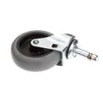 Blickman 8202323100 CASTER, 3" GRIP RING STEM 1 3/8" GREY WHEEL 7/16"