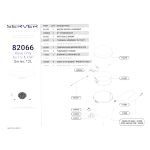 Server 82066 FS TOPPING WARMER, BASE ONLY, rethermalizing, water-bath warmer with temperature-sensing thermostat and wrap-around heating element, accepts a #10 can or stainless steel jar (94009) (not included), when purchasing a base only, include jar spacer (82063),
