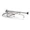 Server 82070 FP FOUNTAINETTE PUMP, STAINLESS STEEL, dispenses thin syrups or flavor concentrates from a 3-1/2 qt. (10") fountain jar (sold separately), angled discharge tube accommodates use in a 22  slanted fountainette, 1-1/4 oz. maximum serving, which can be reduce