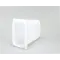 Server 82557 FOUNTAIN JAR, 3-1/2 qt., 10" tall, deep, notched, rear tab holes allow SST hinged lid (82545) to attach, side slots accept clear hinged lid (80310) (lids not included), molded in feet, high-impact polypropylene, white, NSF    