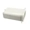 Server 82633 FOUNTAIN JAR, HOLDCOLD, 2-1/4 qt., 10" inner depth, double-wall construction, maintains product temperature for up to 12 hours, can be used in place of standard fountain jars in an insulated, cold station, gel-filled ABS plastic jar, white, NSF (product